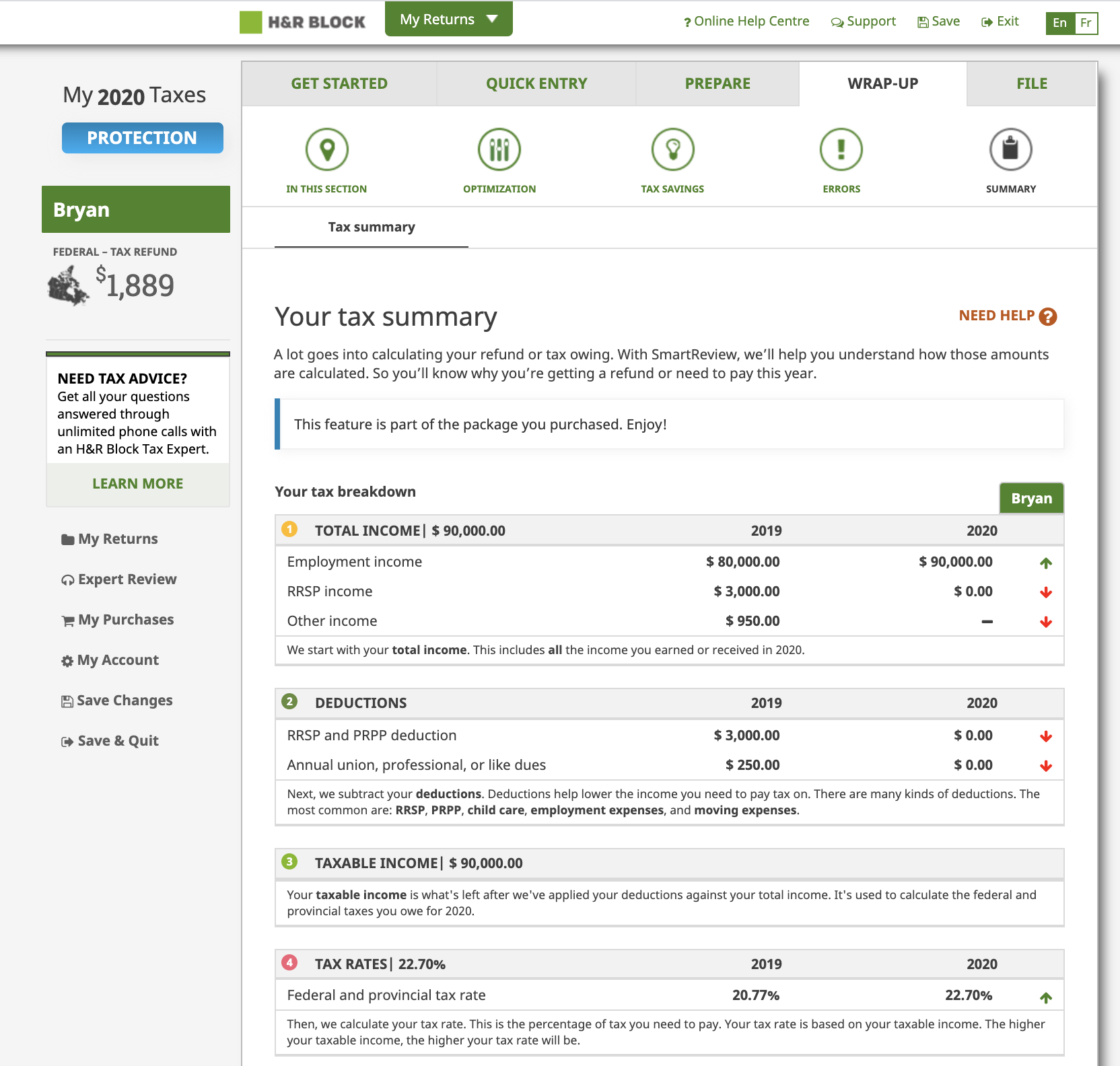 Free Online Tax Filing H&R Block's Canadian Tax Software