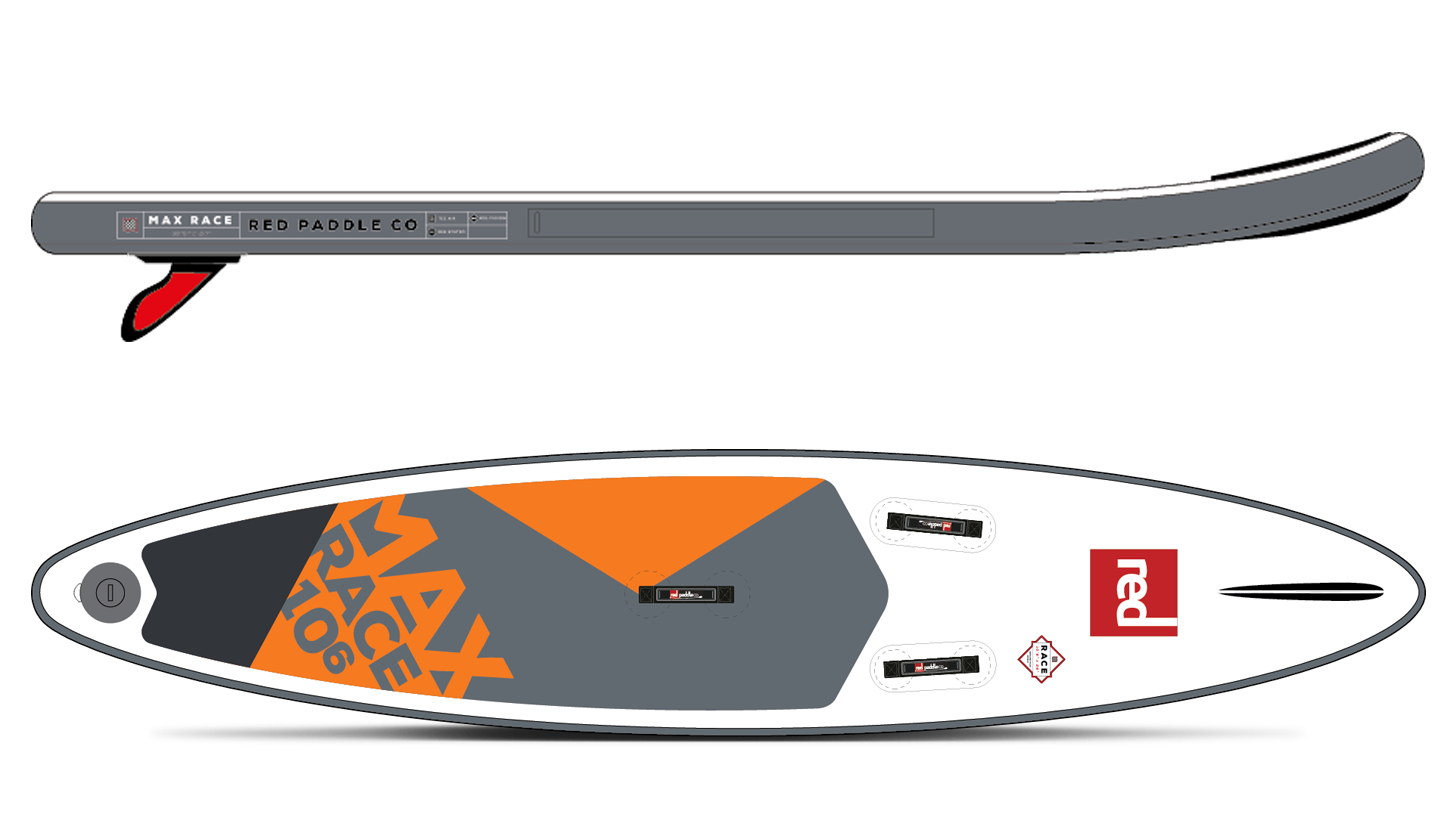 サーフィン・ボディボード red paddle co MAX RACE 10'6\