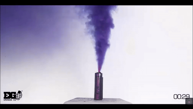 Purple smoke grenade