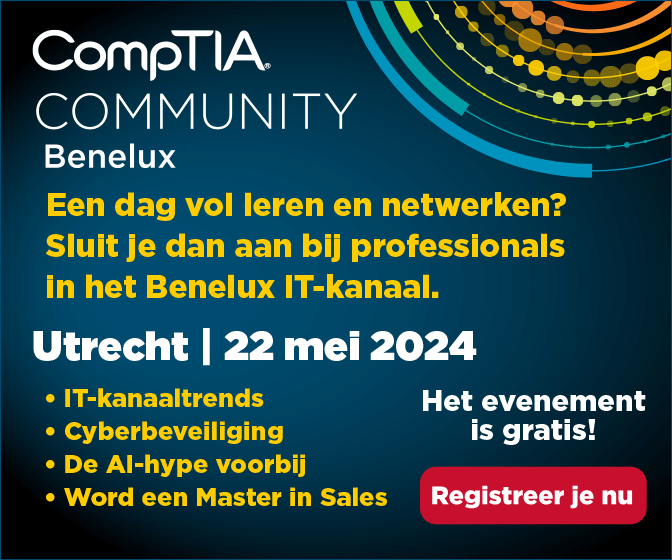 CompTIA Community Benelux BW 7-31 mei