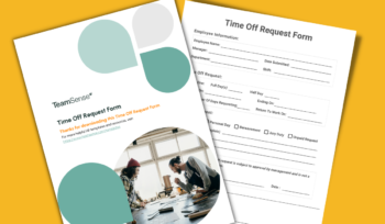 Time off request form visual