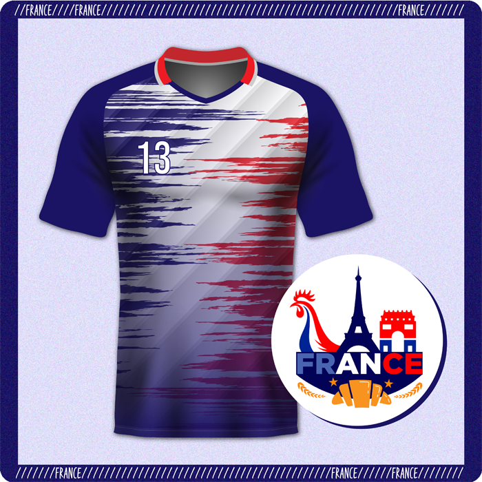 France FIFA World Cup Kit Reimagined