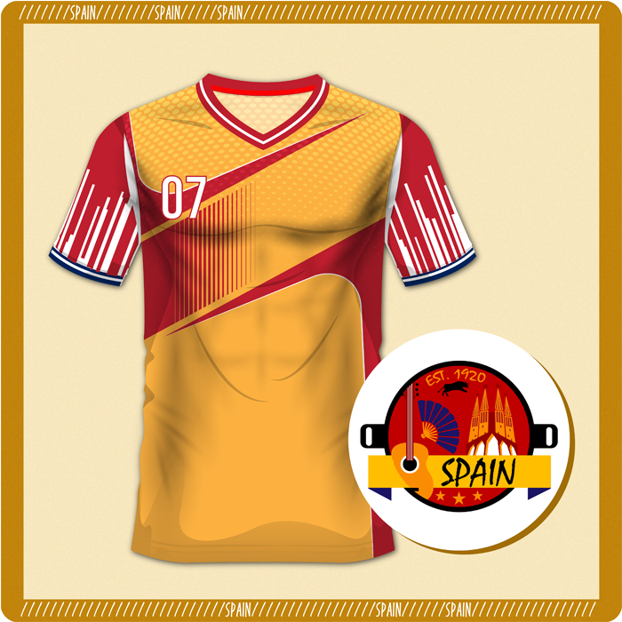 Spain FIFA World Cup Kit Reimagined