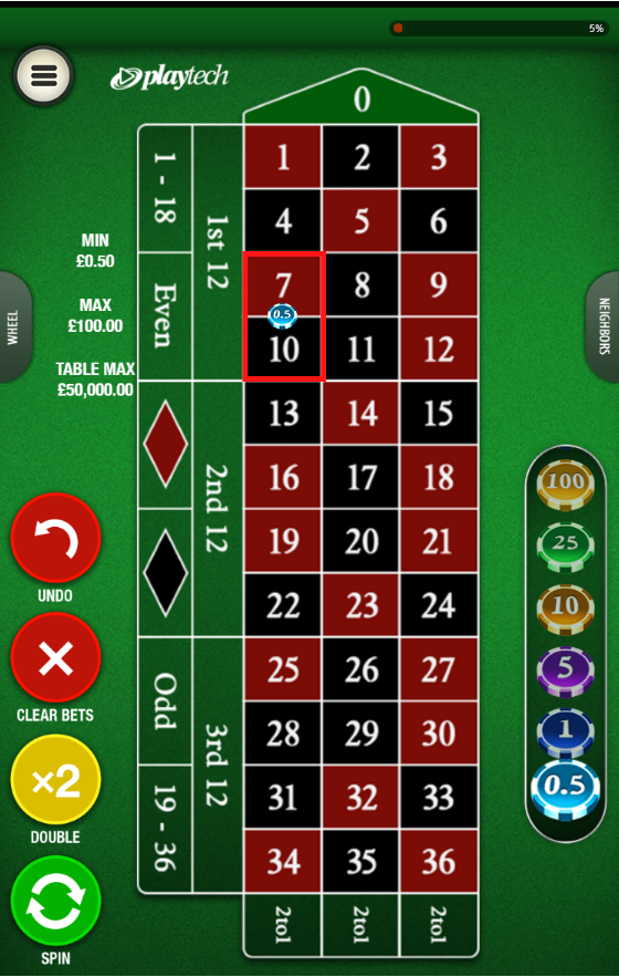 how to play roulette online split bet