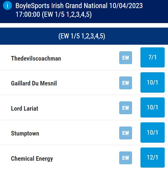 BoyleSports Irish Grand National Betting Odds (3)