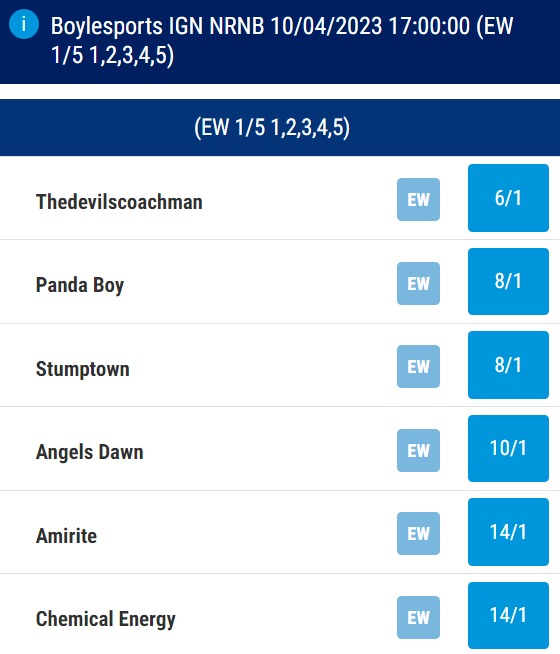 BoyleSports Irish Grand National Odds 2023