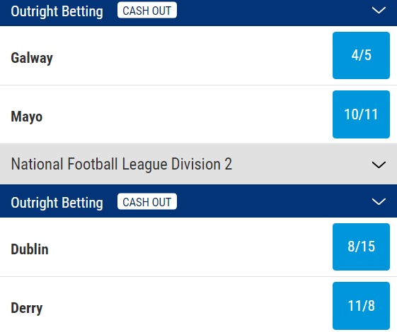 National League Final Betting Odds