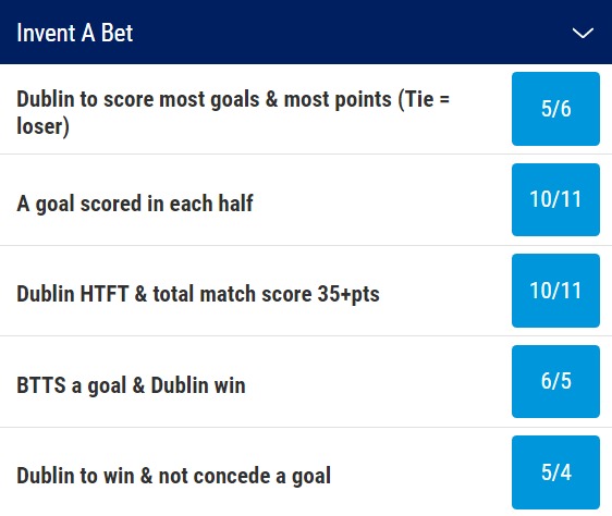 Dublin v Roscommon Odds - All-Ireland series