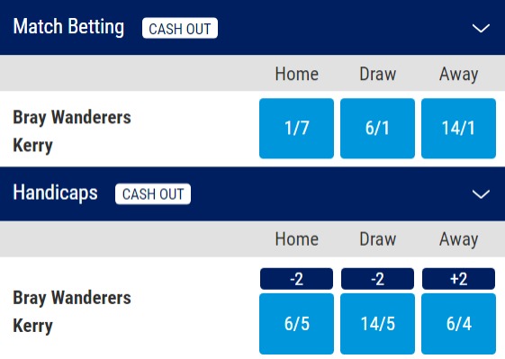 Bray Wanderers v Kerry Odds - League of Ireland First Division 2023