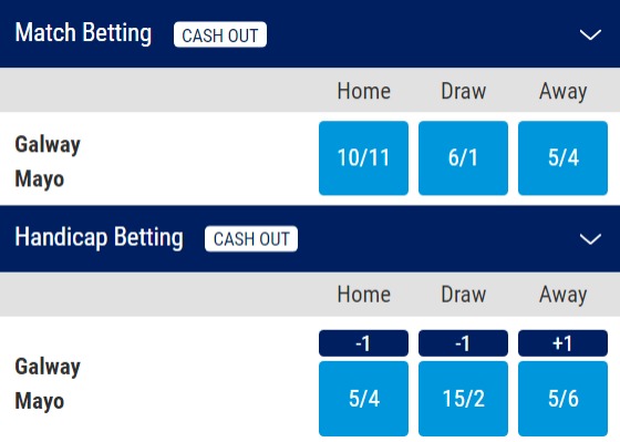 Galway v Mayo Odds - All-Ireland Preliminary Quarter-Final 2023