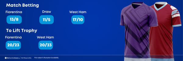 Fiorentina v West Ham Odds Europa Conference League Final