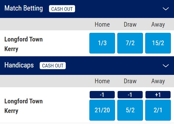 Longford Town v Kerry FC - League of Ireland First Division 2023