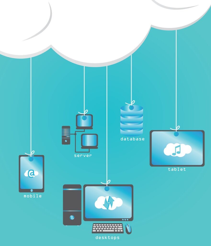Cloud computing on multiple devices