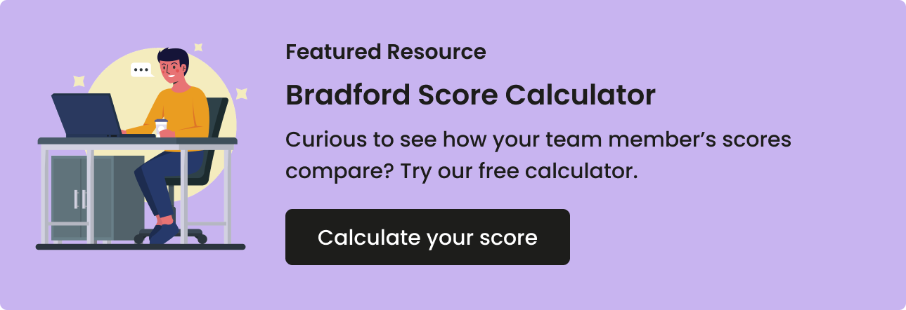 Bradford Score Calculator