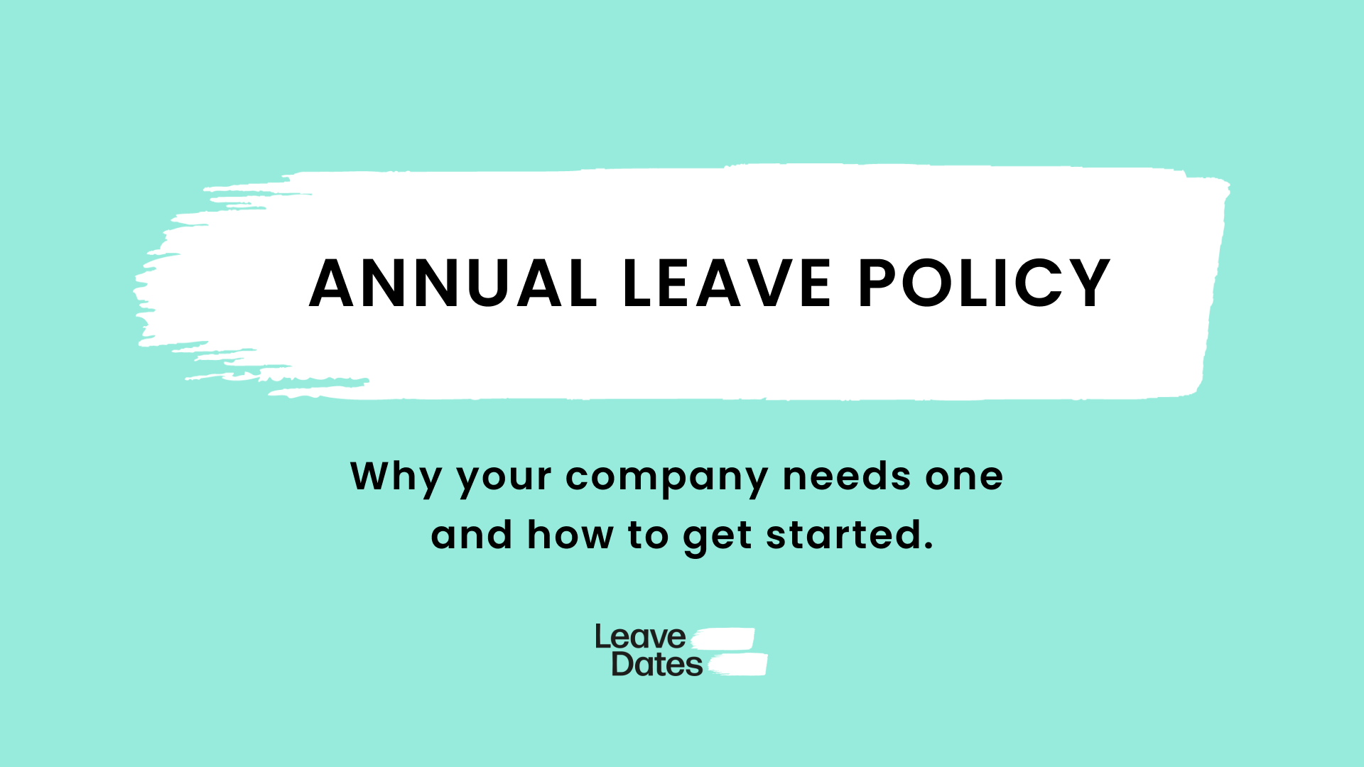 Annual leave policy