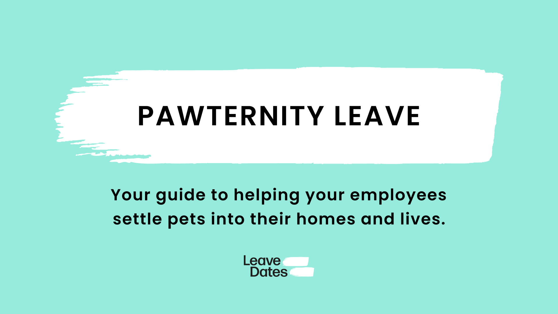 Pawternity leave