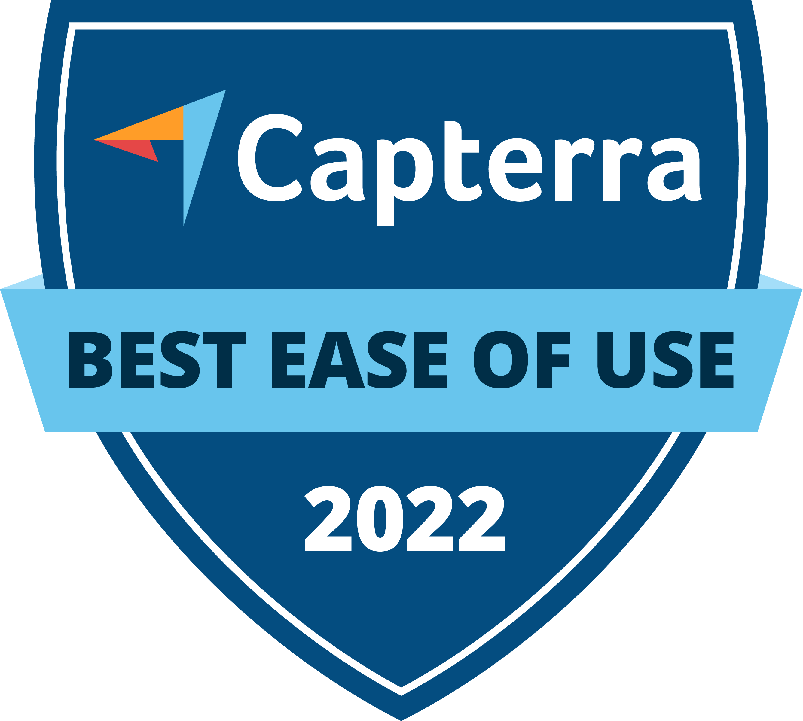 Capterra - Best Ease of Use 2022