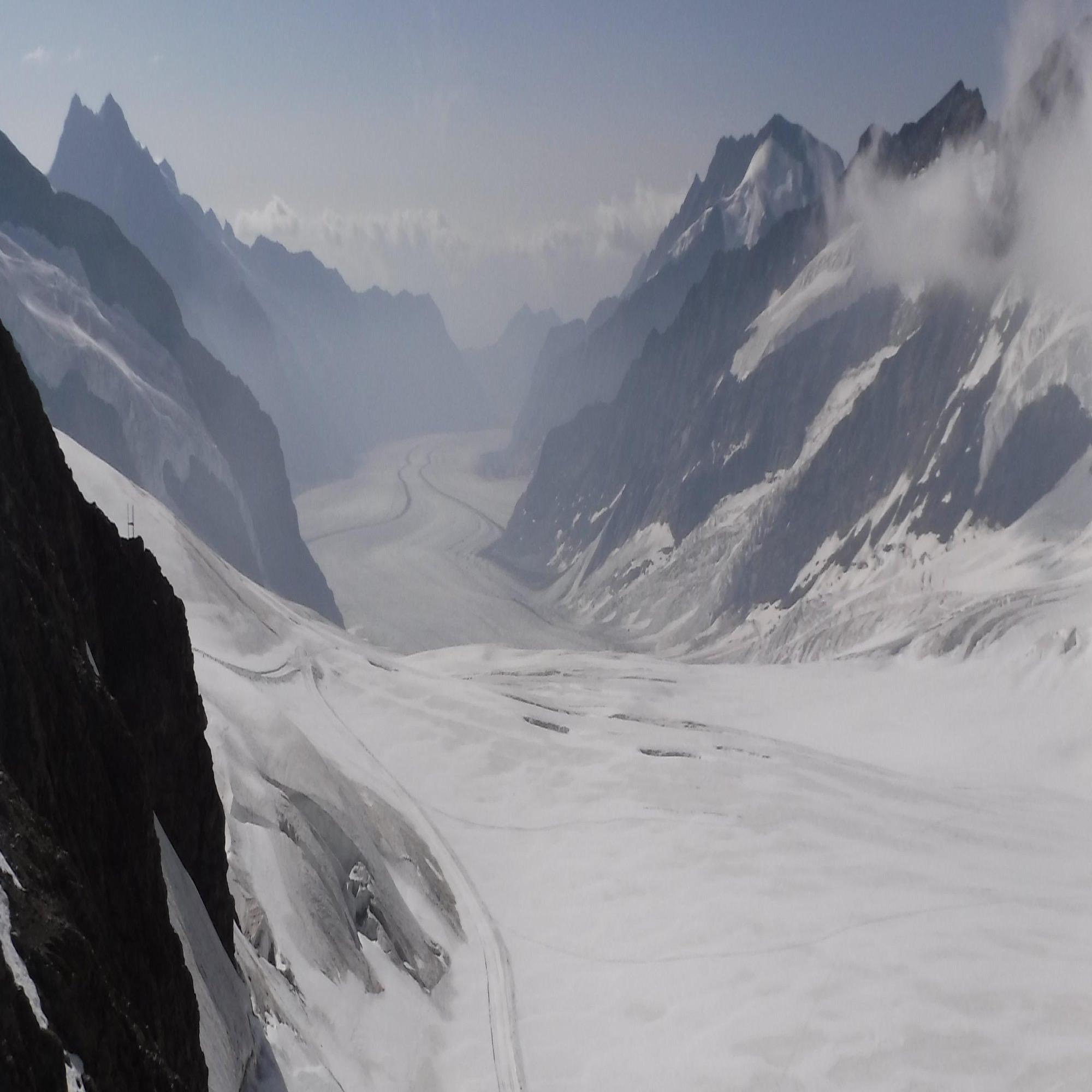 01 The Aletsch Glacier Runs South From Jungraujoch For 20Km