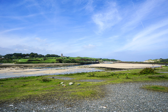 Looking across Hayle Estuary to St Uny Church