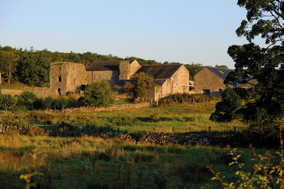 The earliest buildings of Beetham Hall date from the 13th century