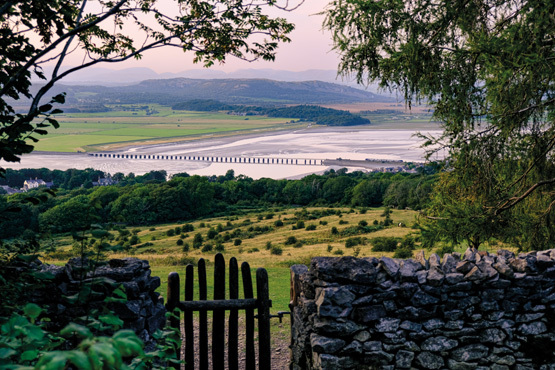 The estuary and viaduct from Arnside Knott