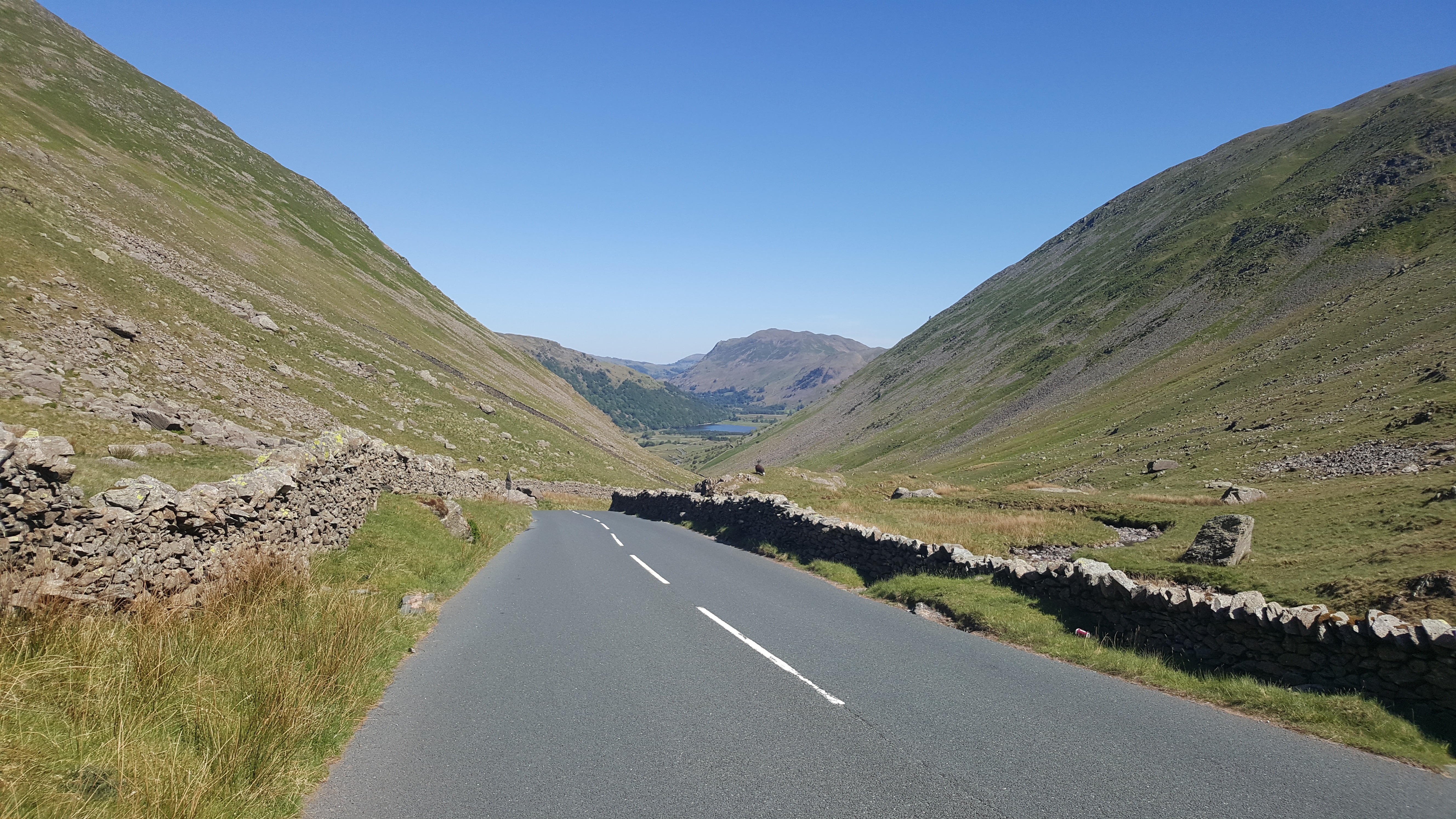 For Day 2 Helvellyn 1 Caption Heading north down Kirkstone Pass