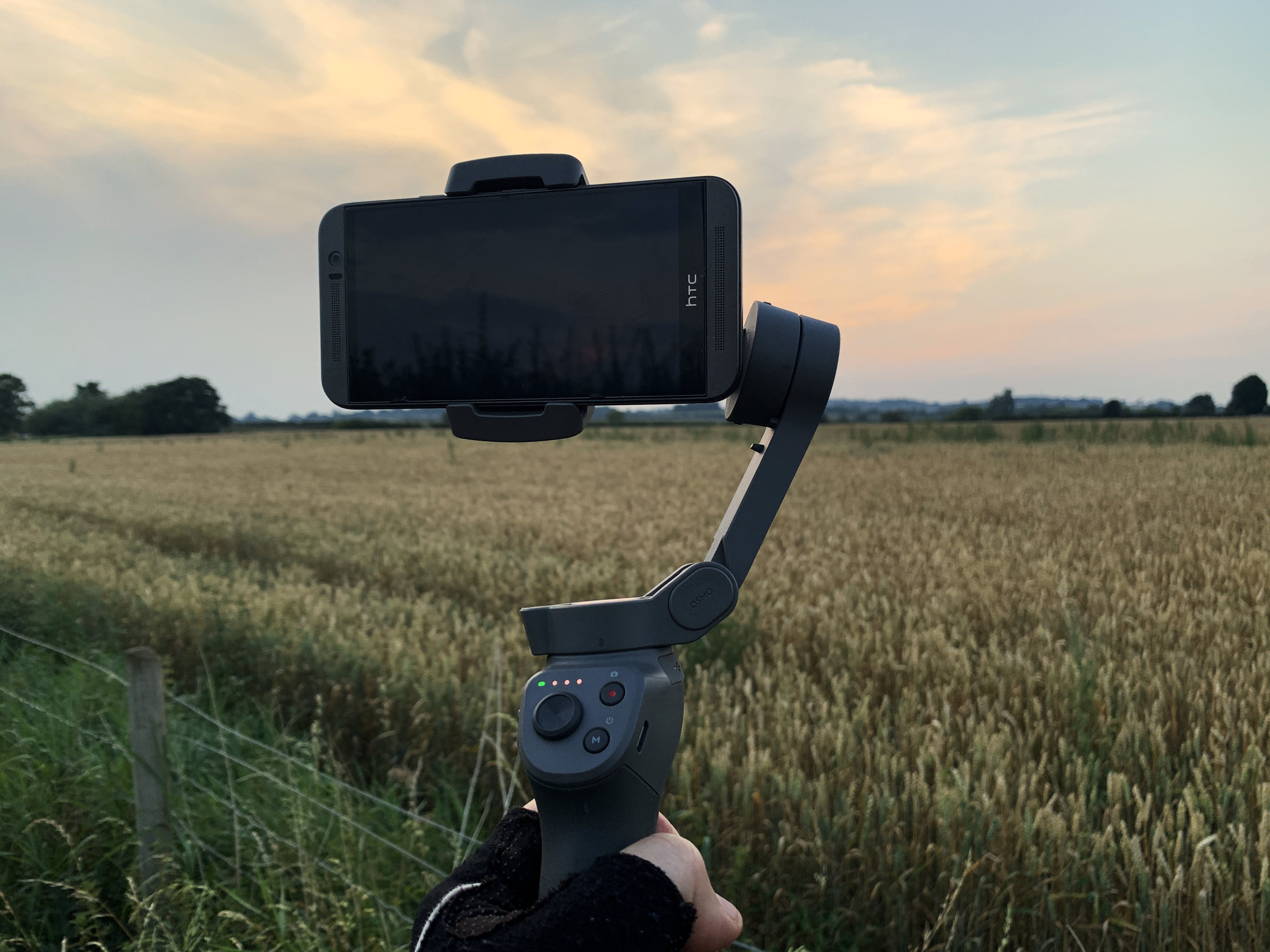 A gimbal will help to hold your phone steady