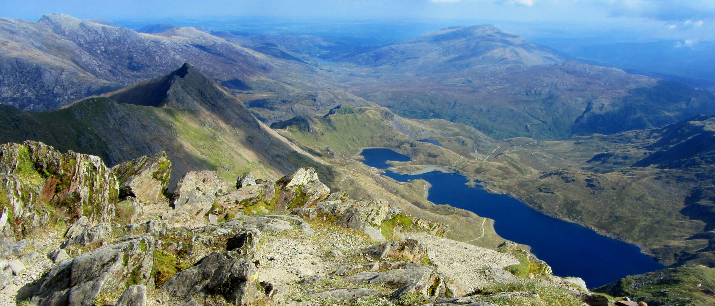 View from the summit of Snowdon