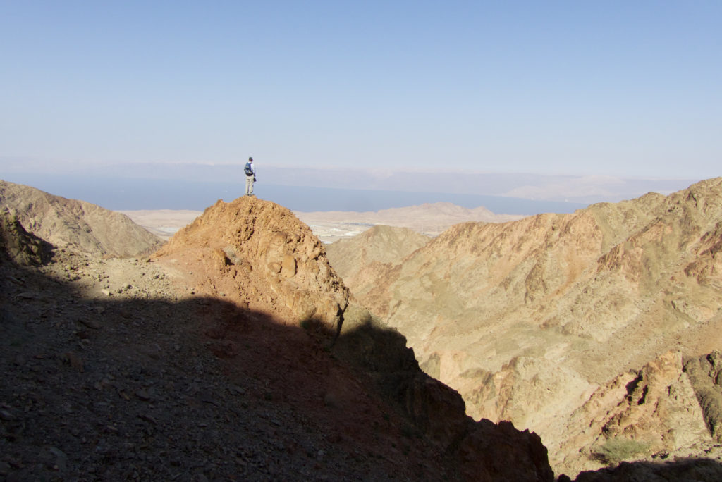 The First View Of The Red Sea From Granite Mountains South Of Aqaba