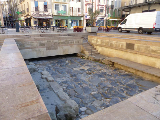 Section of the Via Domitia in Narbonne