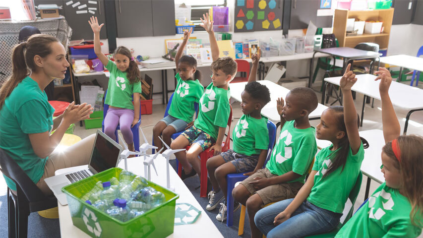 Technology is the Answer for Greener K 12 Schools