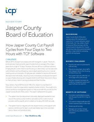 Case study jasper county schools