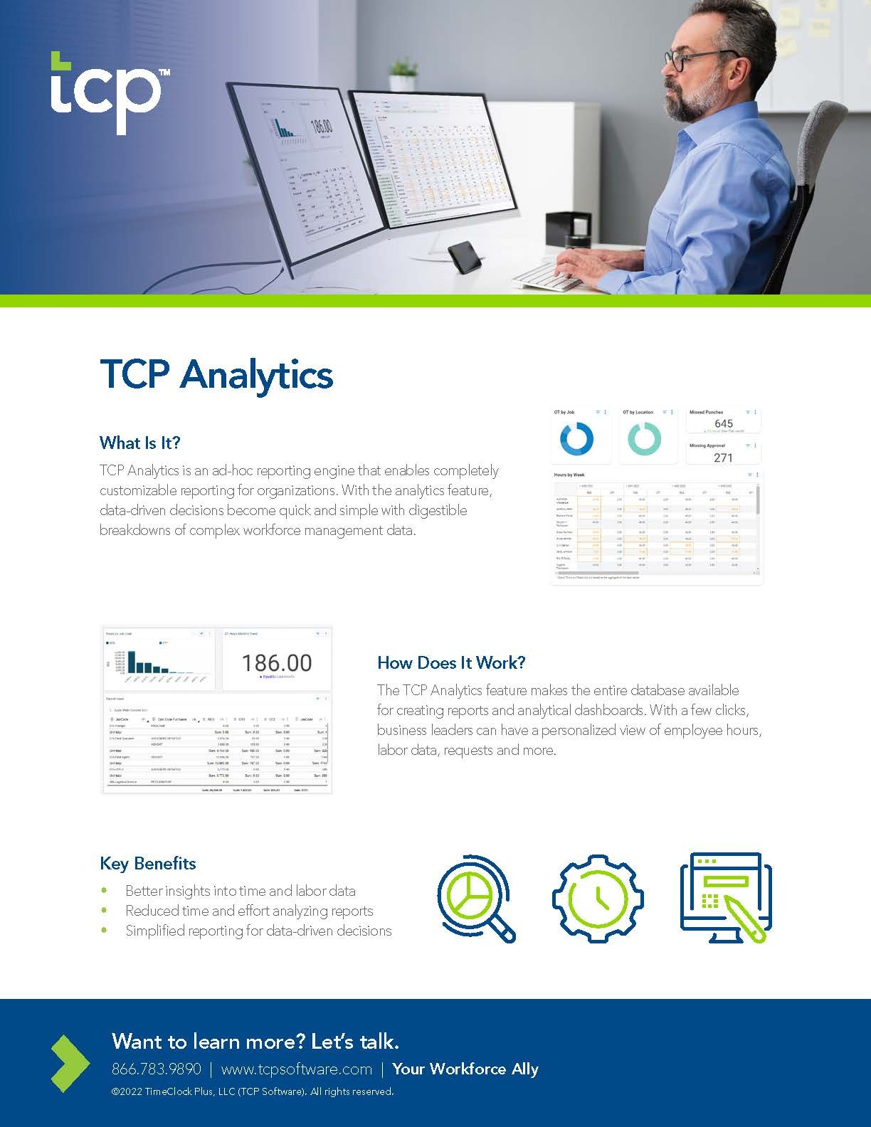 eBook cover of Fact Sheet: TCP Analytics