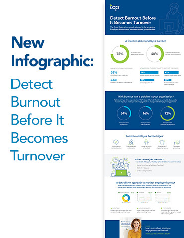 eBook cover of Infographic: Detect Burnout Before It Becomes Turnover