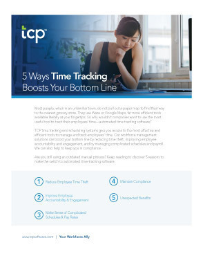 eBook cover of 5 Ways Time Tracking Boosts Your Bottom Line