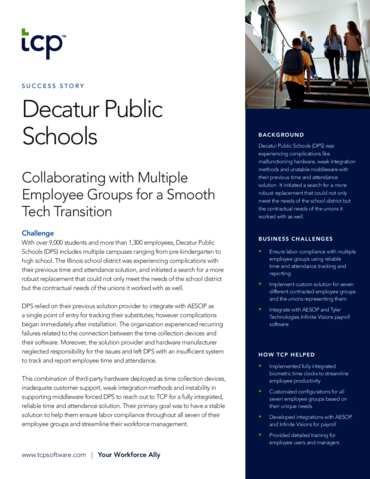 eBook cover of Case Study: Decatur Public Schools