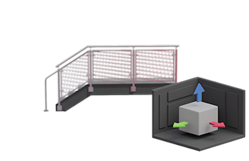 CUBE Picket 3 D Rendering