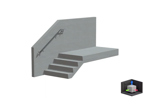 WALLRAIL 3D Rendering