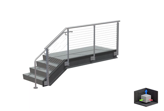 beacon cable 3D rendering