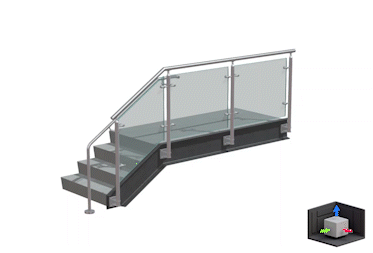 CIRCA Glass 3D Rendering